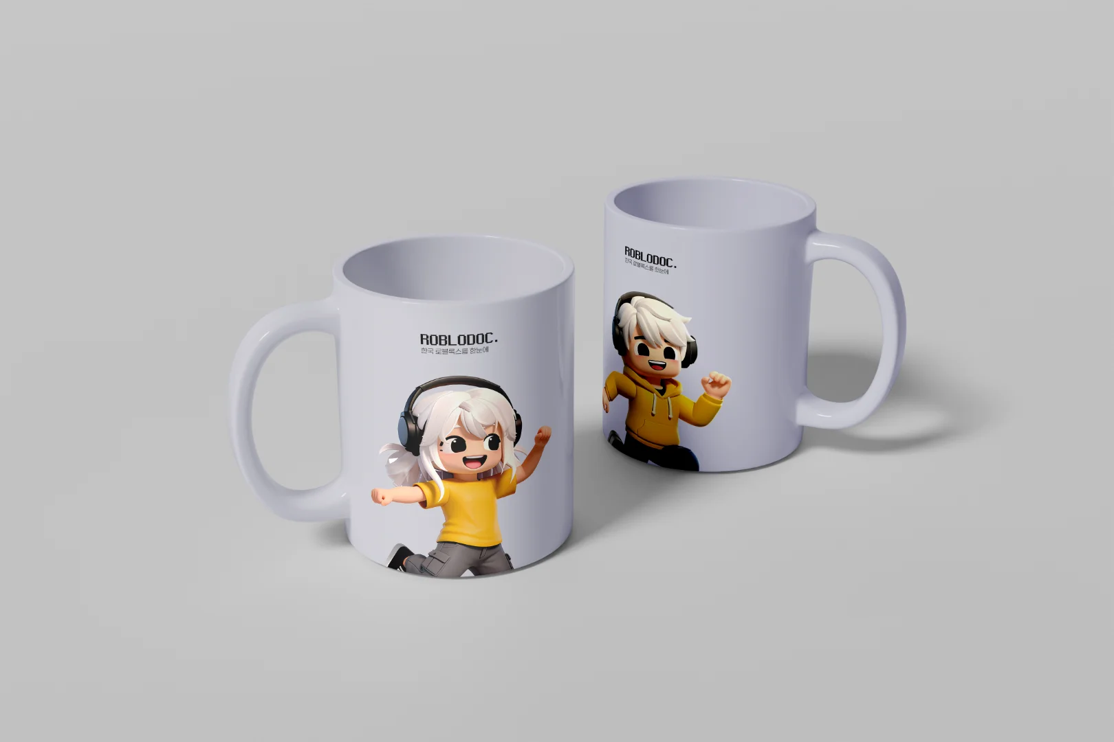 로블독 프렌즈 머그컵 - 로블록스 인디게임 | 로블독